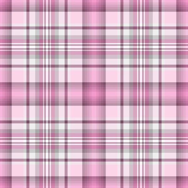 Seamless pink-gray-white checkered pattern. — Stock Vector