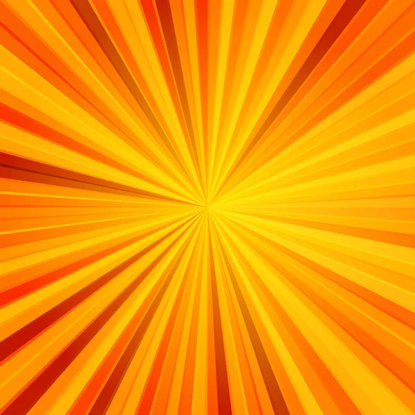 Fondo abstracto brillante con rayos de sol . — Vector de stock