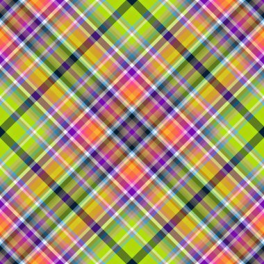 Dikişsiz yeşil-mor damalı desen.