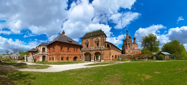 Catedral Rua Histórica Moscou Rússia Composto Krutitskoe — Fotografia de Stock