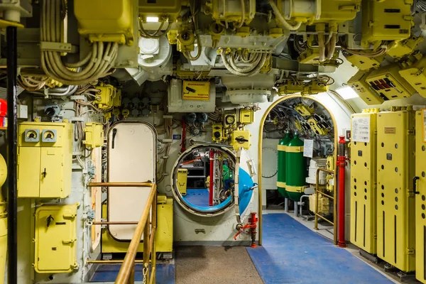 Moskou Rusland Mei 2018 Interieur Russische Onderzeeër Museum Van Zeemacht — Stockfoto