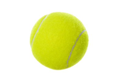 Tenis topu beyaz arkaplanda izole