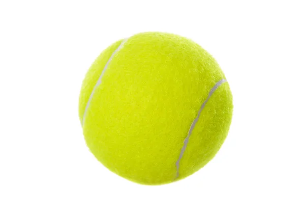 Balle Tennis Isolée Sur Fond Blanc — Photo