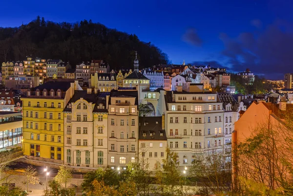 Çek Cumhuriyeti Nde Karlovy Vary Seyahat Mimari Geçmişi — Stok fotoğraf