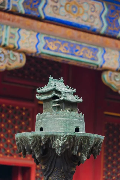 Lama Yonghe Temple Peking Kina Arkitekturen Bakgrund — Stockfoto