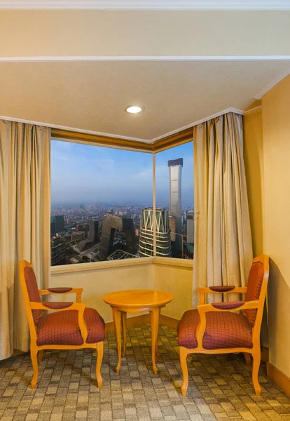Pokój Hotelu Zobacz Pekin Chiny Wakacje Koncepcja Tło — Zdjęcie stockowe