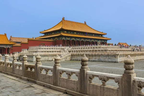 Gugong Forbidden City Palace Πεκίνο Κίνα Αρχιτεκτονική Φόντο — Φωτογραφία Αρχείου