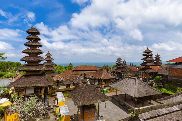 Pura Besakih Templo Isla Bali Indonesia Viajes Arquitectura Fondo — Foto de Stock