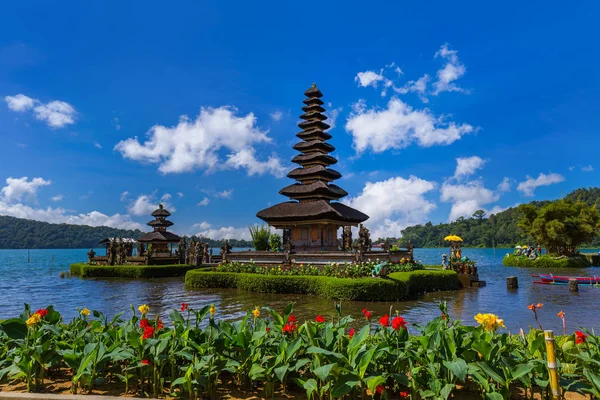 Temple Pura Ulun Danu Bali Island Indonésie Voyage Architecture Arrière — Photo