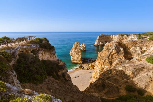 Beach Lagos Algarve Region Portugal — Stock Photo, Image