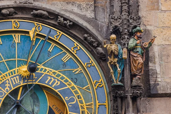 Antiguo Reloj Astronómico Praga República Checa Viajes Arquitectura Fondo —  Fotos de Stock