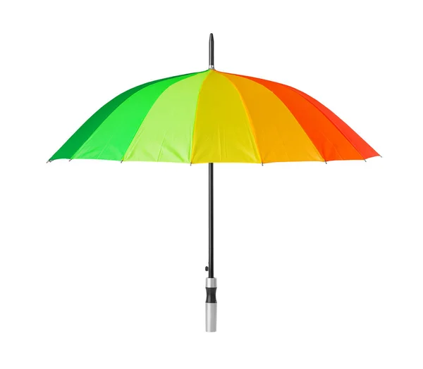 Colorful Umbrella Isolated White Background — Stock Photo, Image