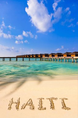 Word Haiti Beach - doğa tatil arka plan