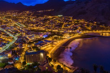 Kasaba Machico Madeira Portekiz - seyahat arka plan