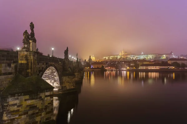 Pont Charles Prague République Tchèque Voyage Architecture — Photo