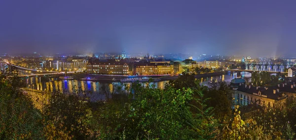 布拉格市景观 捷克共和国 旅行和建筑背景 — 图库照片