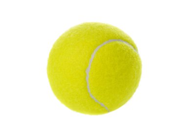 Tenis topu beyaz arkaplanda izole