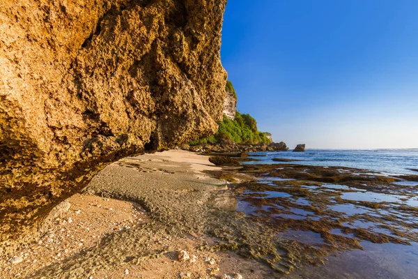 Suluban Strand Bali Indonesië Natuur Vakantie Achtergrond — Stockfoto