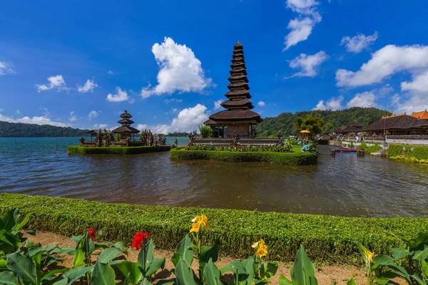 Temple Pura Ulun Danu Bali Island Indonésie Voyage Architecture Arrière — Photo