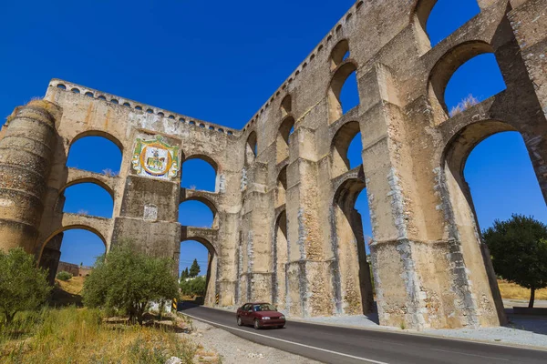 Régi Vízvezeték Elvas Portugália — Stock Fotó