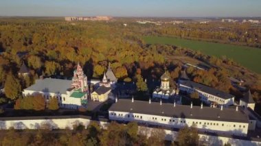 Savvino-Storozhevsky Manastırı ZVENIGOROD - Moscow region - Rusya - Hava video
