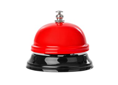 Beyaz arka plan üzerinde izole hizmet halka bell