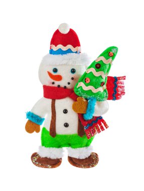 Beyaz arka plan üzerinde izole Noel dekorasyon oyuncak