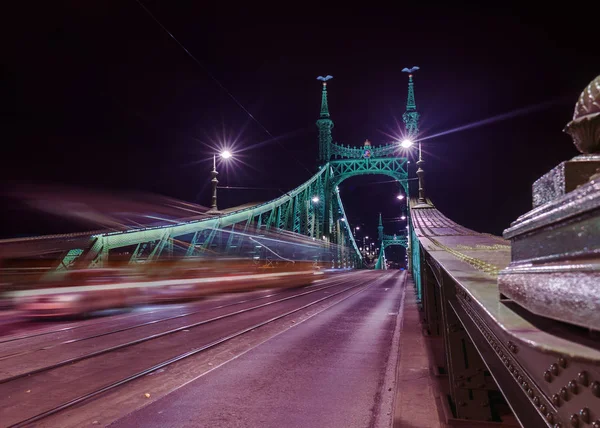 Puente Libertad Budapest Hungría Fondo Arquitectura Del Paisaje Urbano — Foto de Stock