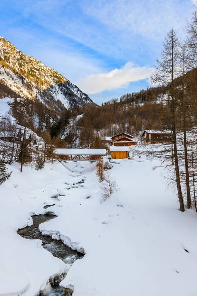 Bergskigebied Solden Oostenrijk Natuur Architectuur Achtergrond — Stockfoto