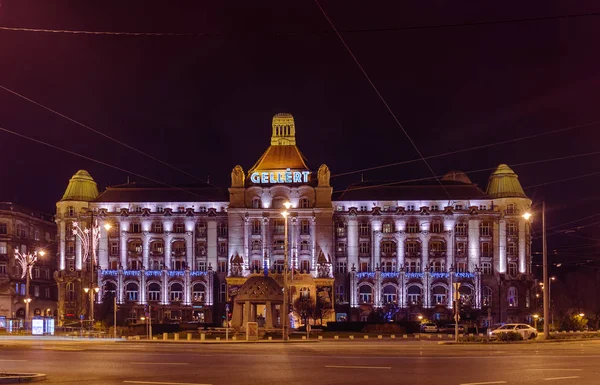 Budapest Hungary December 2016 Famous Hotel Gellert December 2016 Budapest — Stock Photo, Image