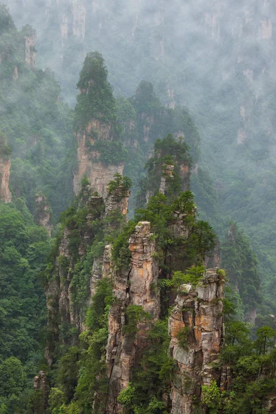 Tianzi Avatar Bergen Natuurpark Wulingyuan China Reisachtergrond — Stockfoto