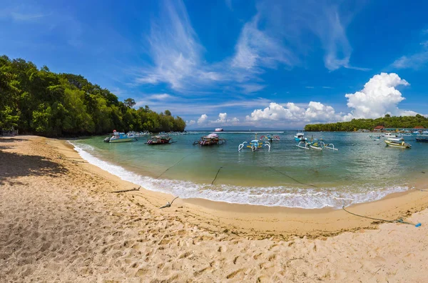 Playa Padangbai Isla Bali Indonesia Fondo Viaje Naturaleza — Foto de Stock