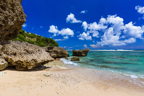 Bingin Strand Bali Indonézia Természet Nyaralás Háttér — Stock Fotó