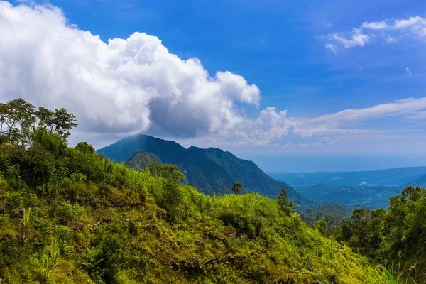 Bergen Landschap Bali Eiland Indonesië Reizen Natuur Achtergrond — Stockfoto