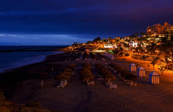 Plaża Las Americas Teneryfa Hiszpania Wyspa Kanarek — Zdjęcie stockowe