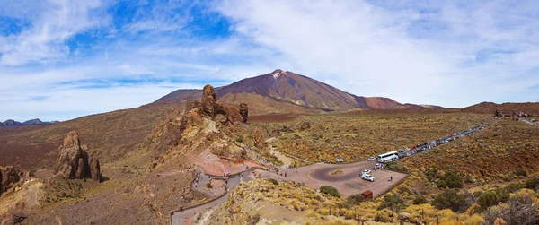 Vulkan Teide Auf Der Insel Teneriffa Kanarienvogel Spanien — Stockfoto