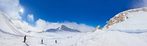 奥地利Kaprun山脉滑雪胜地 自然和体育背景 — 图库照片