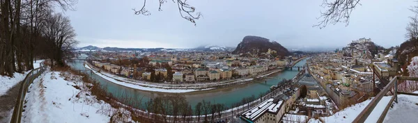 Salzburg Austria Winter Architecture Background — Stock Photo, Image