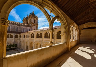 Alcobaca Monastery - Portugal - architecture background clipart