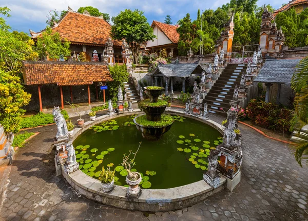 Temple Bouddhiste Banjar Dans Île Bali Indonésie Voyage Architecture Arrière — Photo