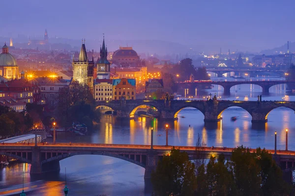 Stadsgezicht Van Praag Tsjechische Republiek Reizen Architectuur Achtergrond — Stockfoto