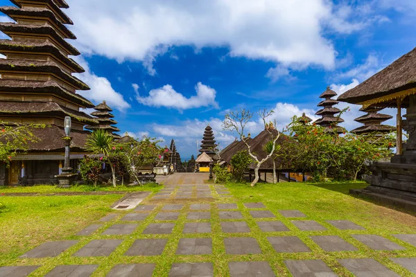 Pura Besakih Templo Isla Bali Indonesia Viajes Arquitectura Fondo — Foto de Stock