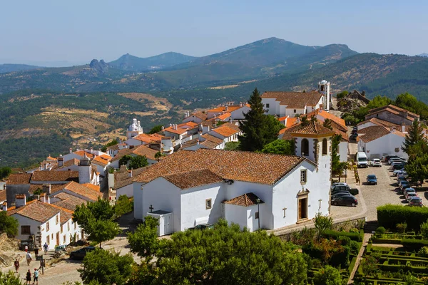 Köy Marvao Portekiz Mimari Arka Plan — Stok fotoğraf