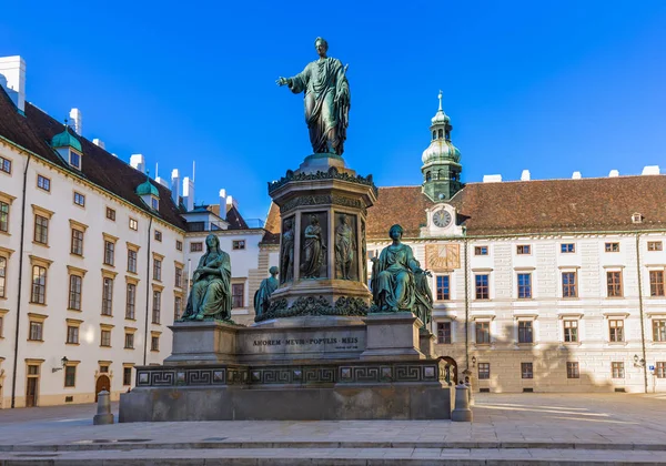 Hofburg Palota Bécs Ausztria Városkép Építészeti Háttér — Stock Fotó