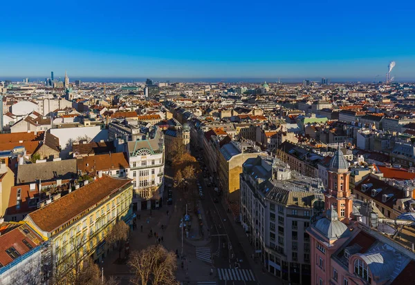 Viena Austria Panorama Paisaje Urbano Arquitectura Fondo —  Fotos de Stock