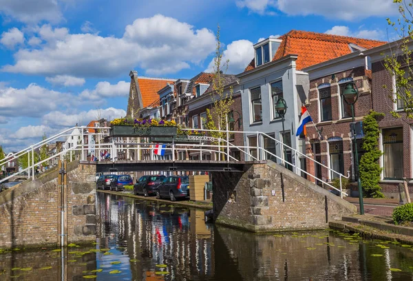 Городской Пейзаж Гауды Нидерланды Архитектурный Фон — стоковое фото