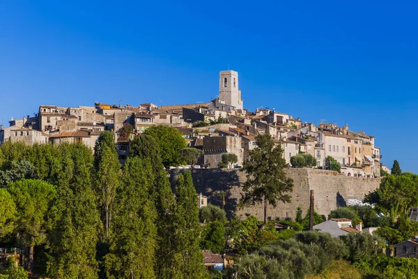 Stad Saint Paul Vence Provence Frankrijk Vakantie Het Platform Achtergrond — Stockfoto