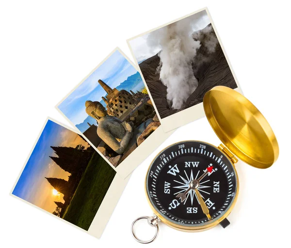 Java Indonesia Travel Images Photos Compass Architecture Nature Concept — Stock Photo, Image