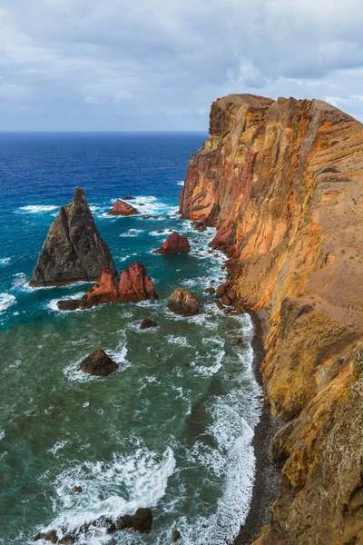 Capul Ponta Sao Lourenco Din Madeira Portugalia Fundal Natural — Fotografie, imagine de stoc