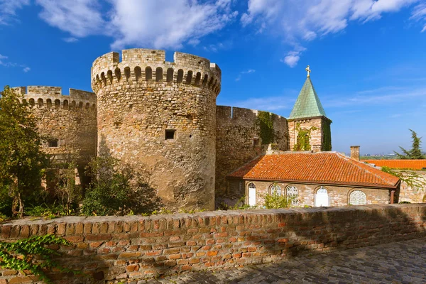 Fortaleza Kalemegdan Belgrado Sérvia Arquitetura Fundo Viagem — Fotografia de Stock